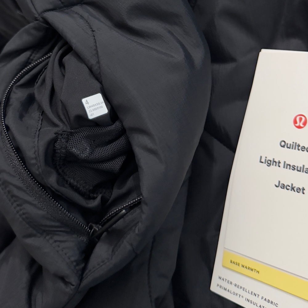 lululemon athletica Black Quilted Jacket - Picture 3 of 10